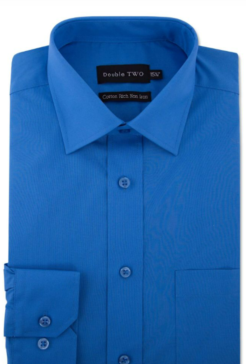  D2 King Size Long Sleeve Shirt Cobalt SLX4500AA-2